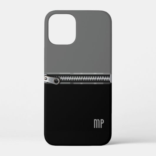 Coques Case-Mate iPhone Dossier téléphonique avec "Zipper" et vos initiale (Verso)