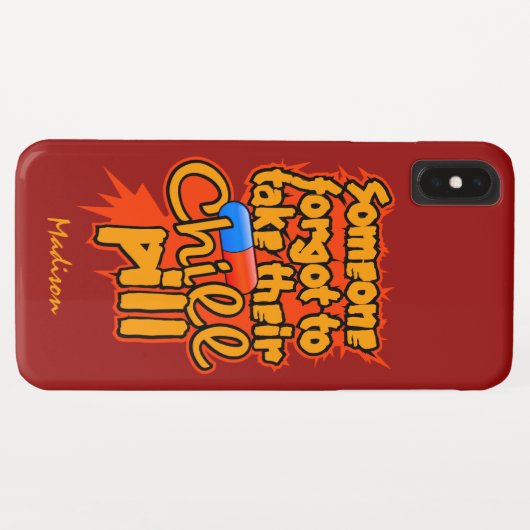 Coques Case-Mate iPhone Dossier téléphonique Chill Pill (Dos (Horizontal))