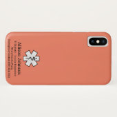 Coques Case-Mate iPhone Dossier téléphonique d'alerte Médicale personnalis (Dos (Horizontal))