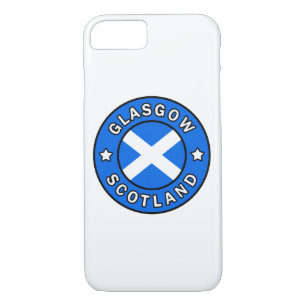 Coque iPhone 8/7 Dossier téléphonique de Glasgow Scotland