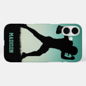Coques Case-Mate iPhone Dossier téléphonique du joueur de football (Verso (horizontal))