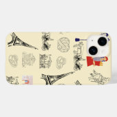 Coques Case-Mate iPhone Dossier téléphonique esthétique de Paris (Verso (horizontal))