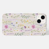 Coques Case-Mate iPhone Dossier téléphonique fleur sauvage (Verso (horizontal))