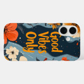 Coques Case-Mate iPhone Dossier téléphonique Good Vibes uniquement (Verso (horizontal))