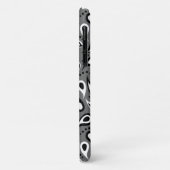 Coques Case-Mate iPhone dossier téléphonique gris paisley (Dos/Gauche)