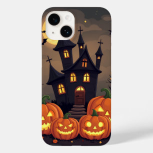 Coque Pour iPhone 14 Dossier téléphonique Halloween