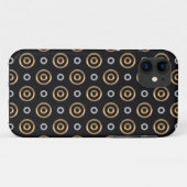 Coques Case-Mate iPhone Dossier téléphonique vintage cercles (Dos (Horizontal))