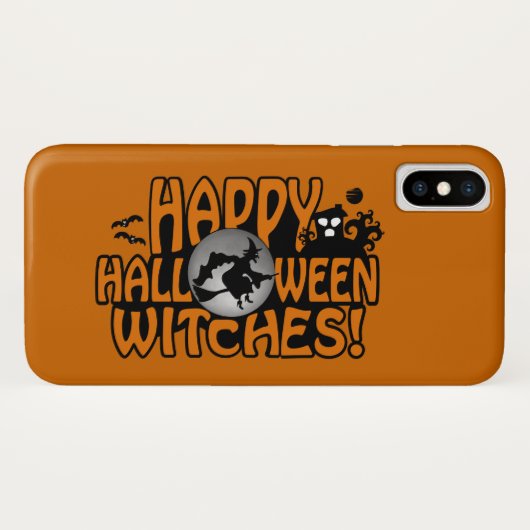 Coques Case-Mate iPhone Dossiers téléphoniques d'Halloween (Dos (Horizontal))