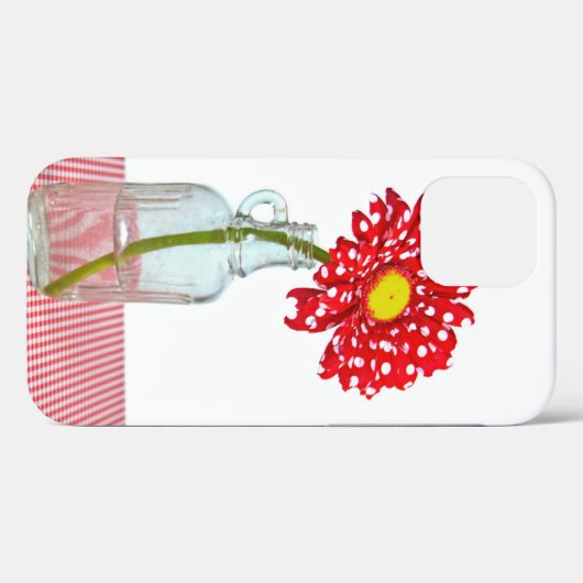 Coques Case-Mate iPhone Dot Daisy Polka dans une bouteille (Verso (horizontal))