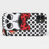 Coques Case-Mate iPhone Dot Dokuro-Chan White (Dos (Horizontal))