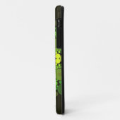 Coques Case-Mate iPhone Dot Mandala Fleur Jaune et Vert (Dos/Gauche)
