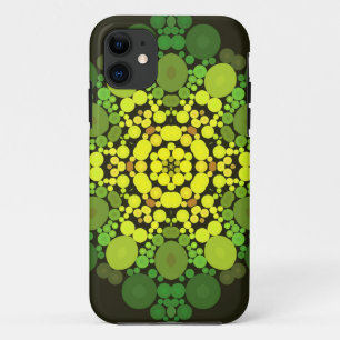 Case-Mate iPhone Case Dot Mandala Fleur Jaune et Vert
