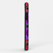 Coques Case-Mate iPhone Dot Mandala Fleur violet orange et jaune (Dos/Droite)