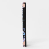 Coques Case-Mate iPhone Dot Mandala Flower bleu et jaune (Dos/Gauche)