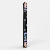 Coques Case-Mate iPhone Dot Mandala Flower bleu et jaune (Dos/Droite)