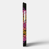 Coques Case-Mate iPhone Dot Mandala Flower rose jaune et noir (Verso / Gauche)