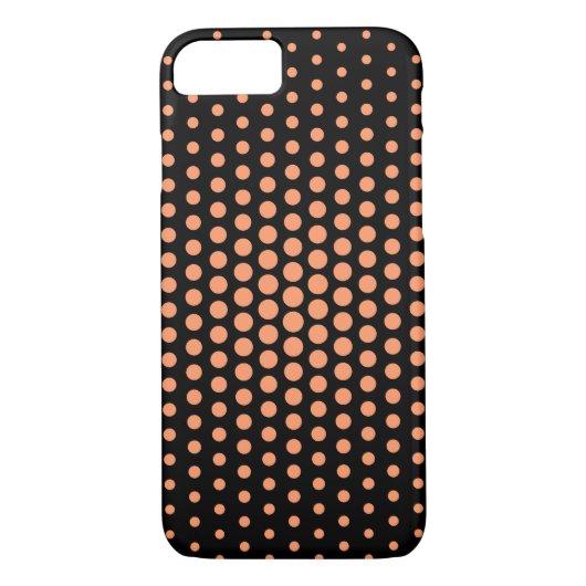 Coques Case-Mate iPhone Dots Techno Téton Atomique Noir Moderne (Dos)