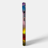 Coques Case-Mate iPhone Double arc-en-ciel sur la falaise dramatique (Verso / Gauche)