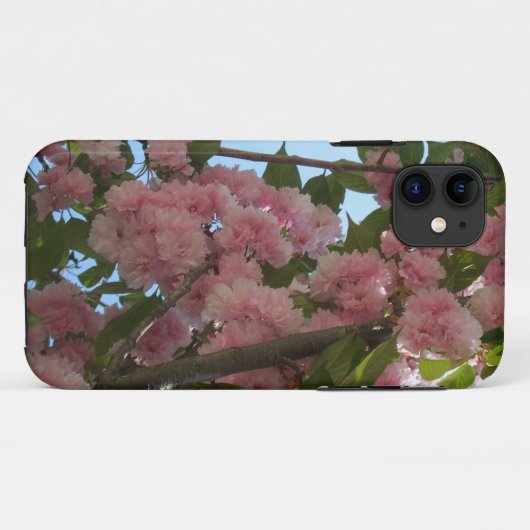 Coques Case-Mate iPhone Double Blossoming Cherry (Dos (Horizontal))