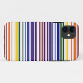 Coques Case-Mate iPhone Double code barres d'arc-en-ciel (Dos (Horizontal))