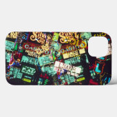 Coques Case-Mate iPhone Double exposition, enseignes de casino, Las Vegas, (Verso (horizontal))