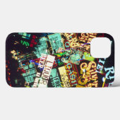 Coques Case-Mate iPhone Double exposition, panneaux de casino, Las Vegas, (Verso (horizontal))