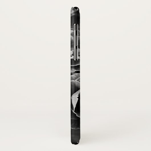 Coques Case-Mate iPhone Double Fleurs Primules, noir et blanc (Dos/Gauche)