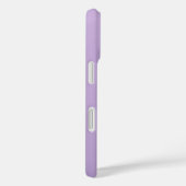 Coques Case-Mate iPhone Double Lavande violette Fleurs Monogramme Nom pers (Verso / Droite)