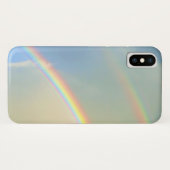 Coques Case-Mate iPhone Double photographie d'arc-en-ciel (Dos (Horizontal))