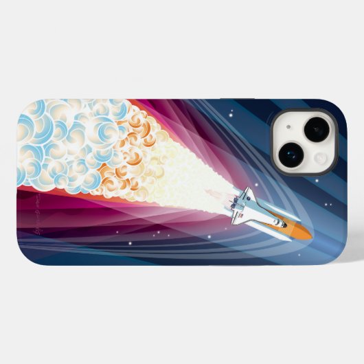 Coques Case-Mate iPhone Double redémarrage (lancement de la navette spatia (Verso (horizontal))