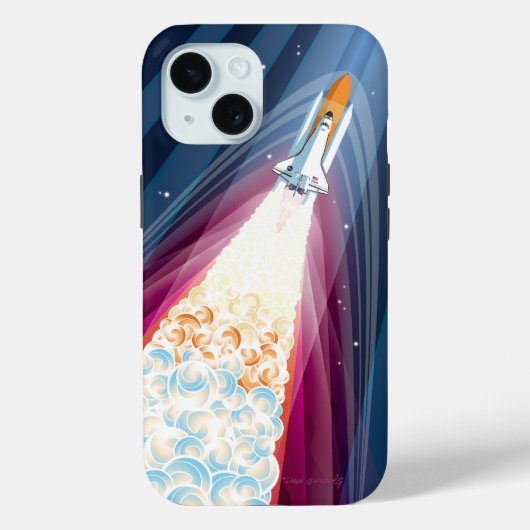 Coques Case-Mate iPhone Double redémarrage (lancement de la navette spatia (Verso)