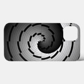 Coques Case-Mate iPhone Double Yin Yang Spiral par Kenneth Yoncich (Verso (horizontal))