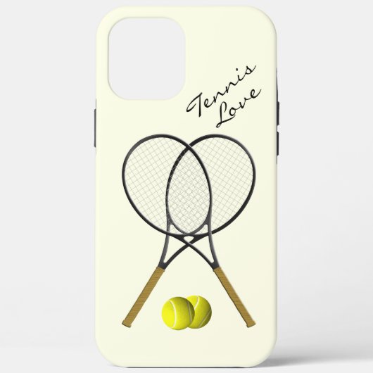 Coques Case-Mate iPhone Doubles d'amour de tennis (Verso)