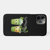 Coques Case-Mate iPhone Douce Duo de Bubble Tea Kawaii Sweet Sips (Dos (Horizontal))