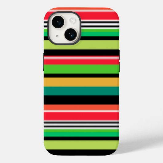 Coques Case-Mate iPhone Douces rayures colorées (Verso)