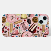 Coques Case-Mate iPhone Douceurs sur rose (Verso (horizontal))