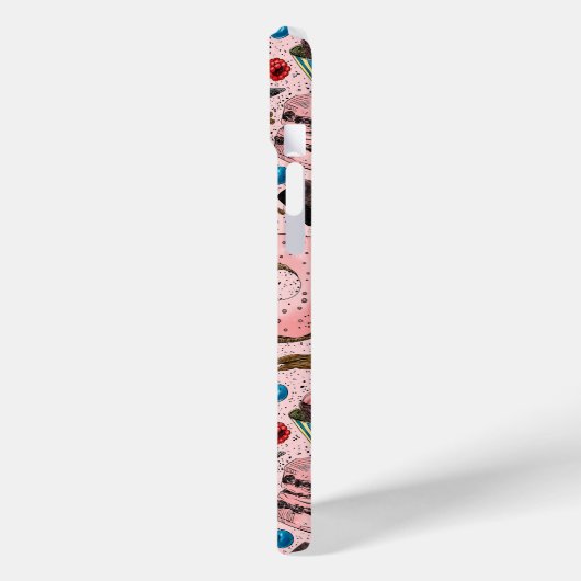 Coques Case-Mate iPhone Douceurs sur rose (Verso / Gauche)