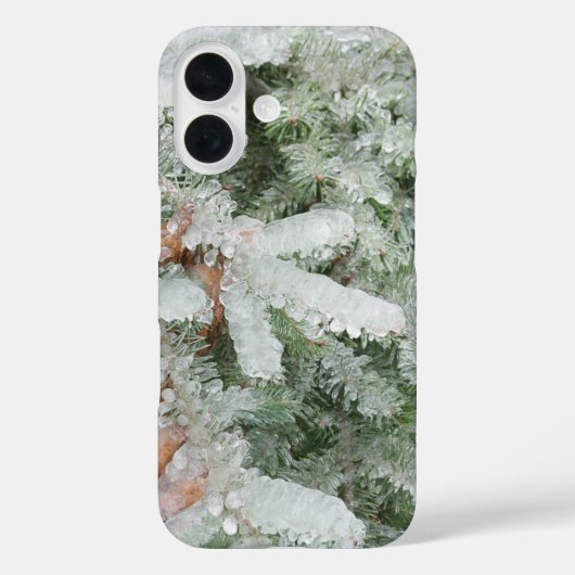 Coques Case-Mate iPhone Douglas Fir recouvert de glace (Verso)