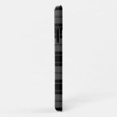 Coques Case-Mate iPhone Douglas tartan noir gris plaid (Dos/Droite)