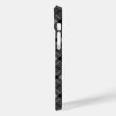 Coques Case-Mate iPhone Douglas tartan noir gris plaid (Verso / Gauche)