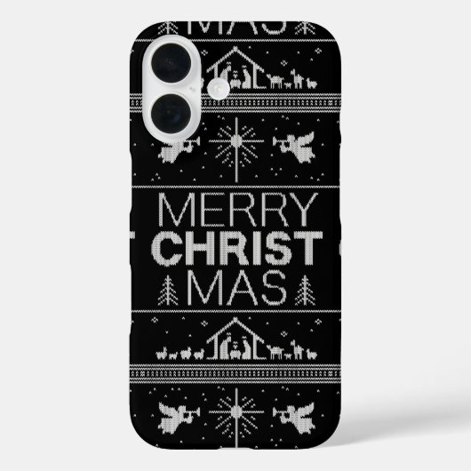 Coques Case-Mate iPhone Doux de Noël joyeux Élégant chrétien (Verso)