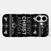 Coques Case-Mate iPhone Doux de Noël joyeux Élégant chrétien (Verso (horizontal))