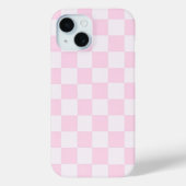 Coques Case-Mate iPhone Doux Feminine rose À damiers fille (Verso)