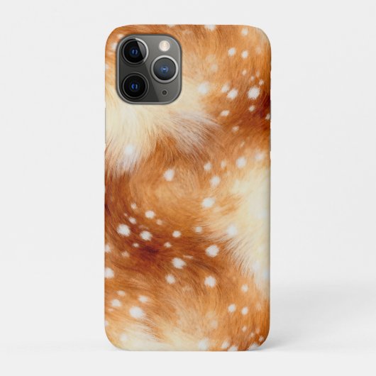 Coques Case-Mate iPhone Doux Fourrure Faon Bois Douillet (Dos)