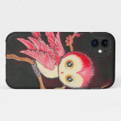 Coques Case-Mate iPhone Doux Hibou Rouge (Dos (Horizontal))