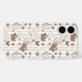 Coques Case-Mate iPhone Doux Prince Lapin aux Botaniques (Verso (horizontal))