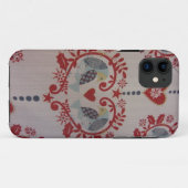 Coques Case-Mate iPhone Doves & Coeurs — Pennsylvanie style hollandais (Dos (Horizontal))
