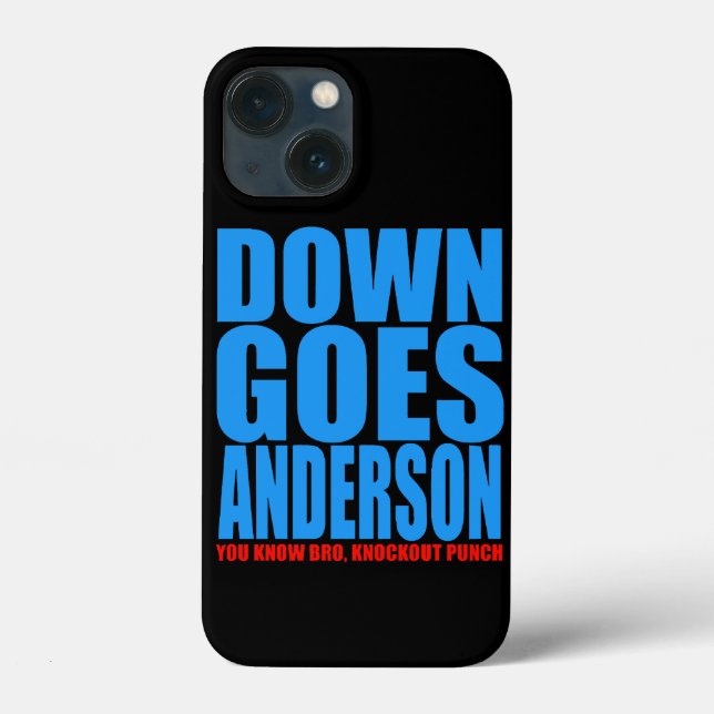 Coques Case-Mate iPhone Down Goes Anderson (Verso)