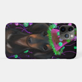 Coques Case-Mate iPhone Doxie noir et marron (Dos (Horizontal))