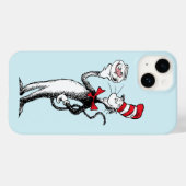 Coques Case-Mate iPhone Dr Seuss | Chat dans le Casquette & Krinklebine (Verso (horizontal))